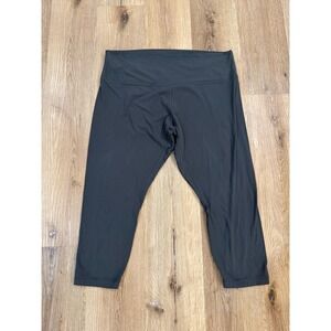 Lululemon Align High-Rise Crop 22" Gray Nulu Yoga Leggings Womens Size 20